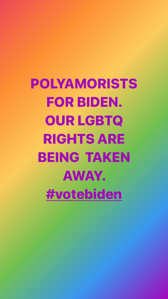 ThePolyLife's tweet photo. Our way of life is at stake #polyamory #thepolylife #vote https://t.co/MF4fZjFp9n
