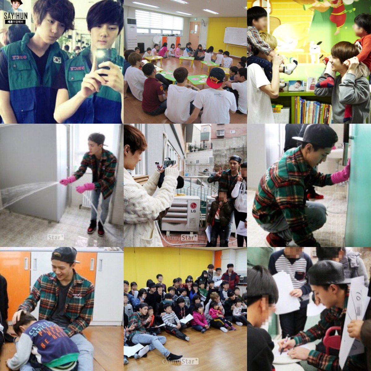 Sehun participated in the Korean RCY (Red Cross youth) before debut. RCY focuses on volunteerism, basic health awareness, social inclusion, global interaction, and education including education about the movement for kids and people between the age of 8 and early twenties.