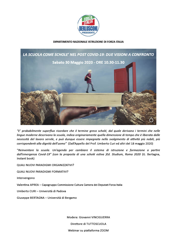 dotslotcom's tweet photo. Qui sotto il link al webinar di sabato30 maggio h10,30 su #didattica post #covid con  @ApreaValentina il prof. Giuseppe Bertagna di @UniBergamo  il Prof Umberto Curi di @UniPadova 
https://t.co/IDc6rAdN3h https://t.co/hW2wBAMX8o