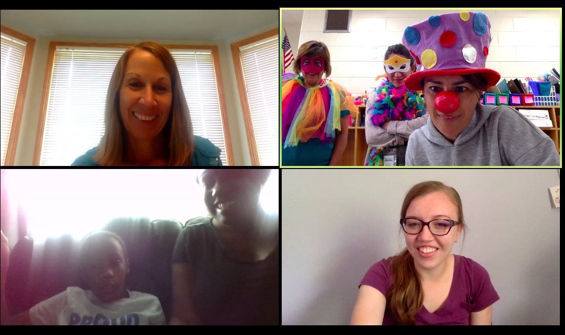 Just having a little fun on our zoom chat today. #irvingproud #wawmproud