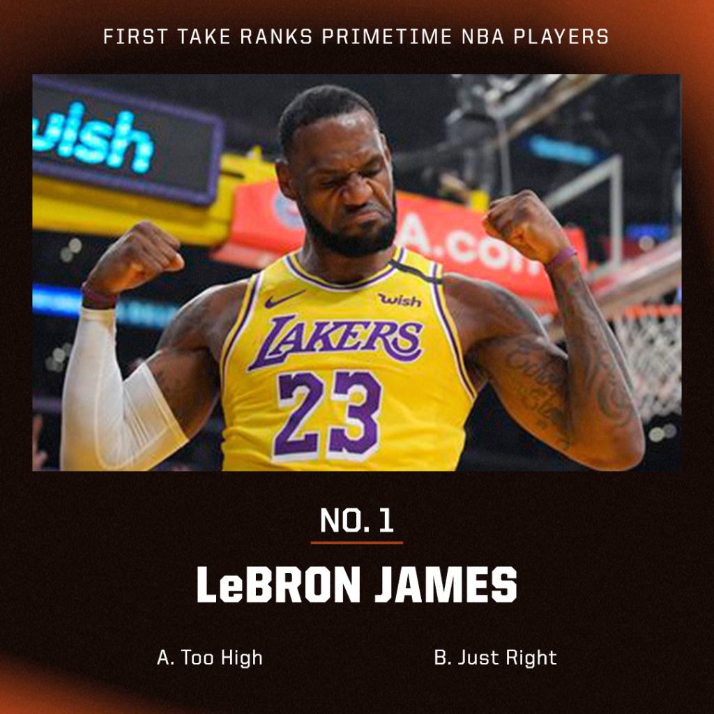 first take lebron james
