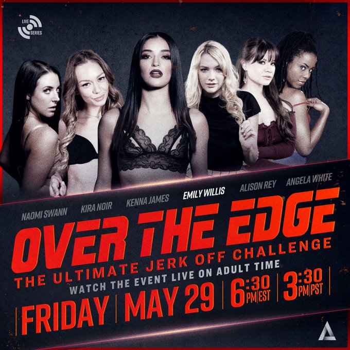 Today&rsquo;s the day! Join us for the ultimate Jerk off challenge at 3:30 PST😏💦 @ANGELAWHITE @AlisonReyxxx