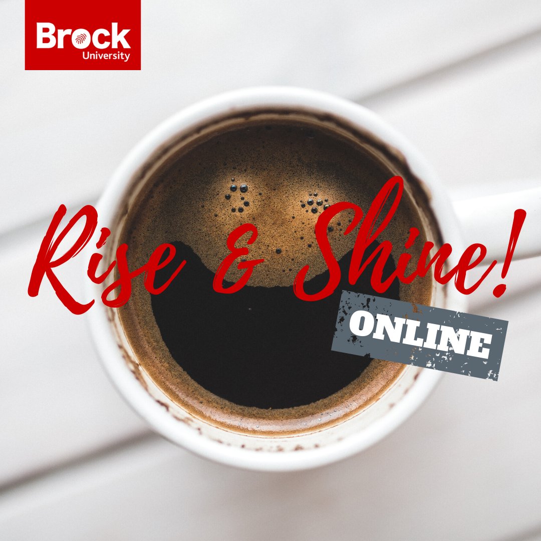 Wondering about ways your organization can partner with Brock CCEE? Rise and Shine Online with us June16th at 9am! Sign-up via the link!  ow.ly/fsAi50zSN73