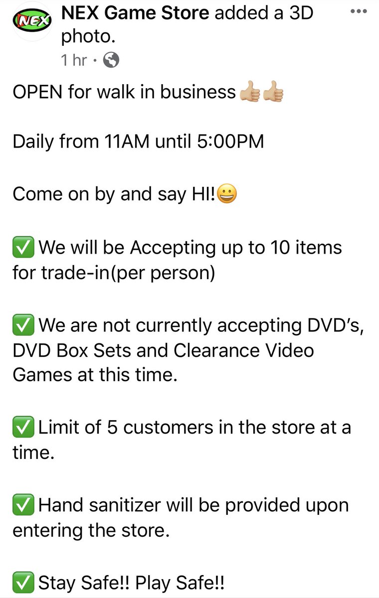 nex video game store