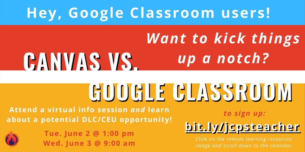 Excited to offer 1 last information session next week for those eager to "kick things up a notch" come check it out! Bit.ly/jcpsteacher #jcps #DigitalLearning