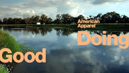 At American Apparel®, we put as much care in our products as we do in Our Planet, Our People and Our Communities. ❤ #AmericanApparel #DoingGood