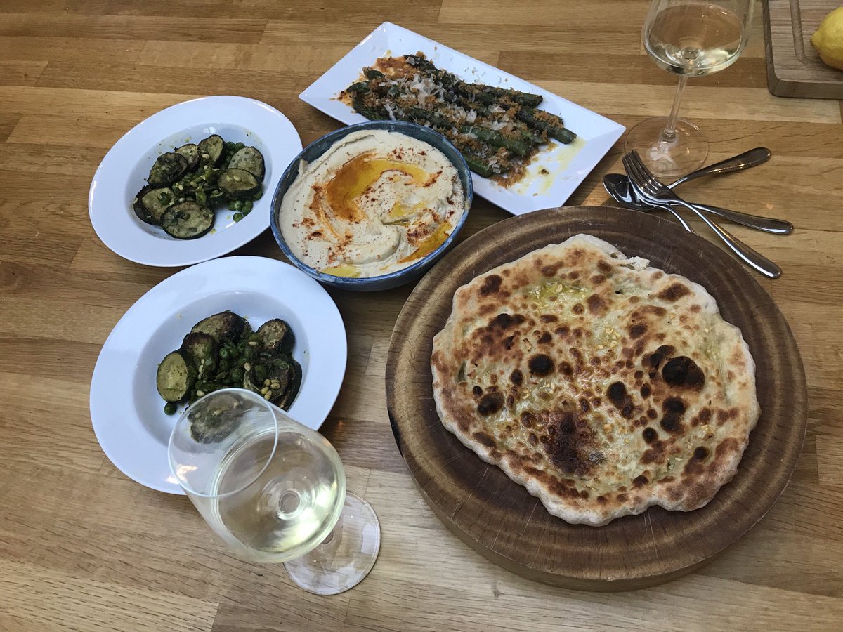 imogenc's tweet photo. Oh wow!!! Am so impressed with our efforts for dinner! Thank you @belazu_co #BelazuBanquet #RevealMyMeal #passthewine #datenightdins with @antbanks23 https://t.co/asC13Hvor0