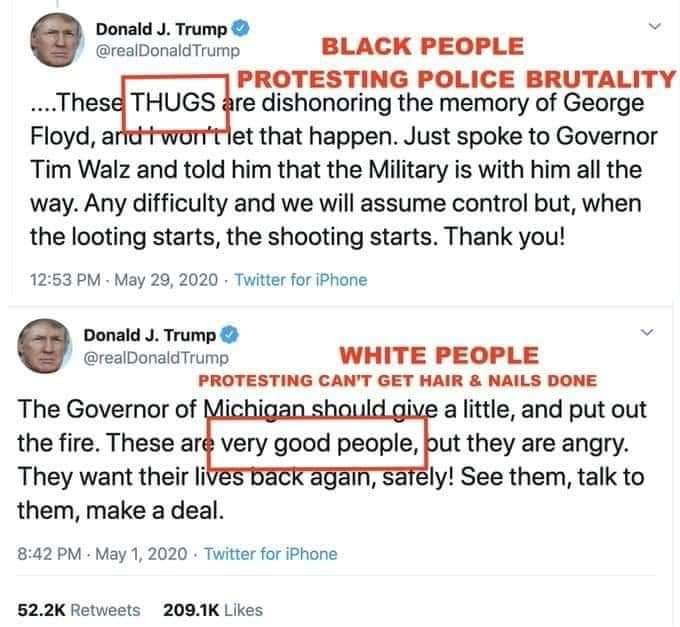 Anyone want to explain the difference in response here? Anyone? I'll wait.....
#BlackLivesMatter 
#yoursilenceisLOUD