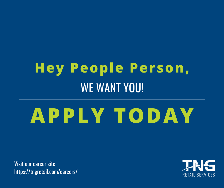 TNG_Retail's tweet photo. A multitude of opportunities are available throughout the Nation with TNG Retail Services.  Visit our site and find one in your area today!
https://t.co/qeHO2pV2qy https://t.co/rT00axCqSM