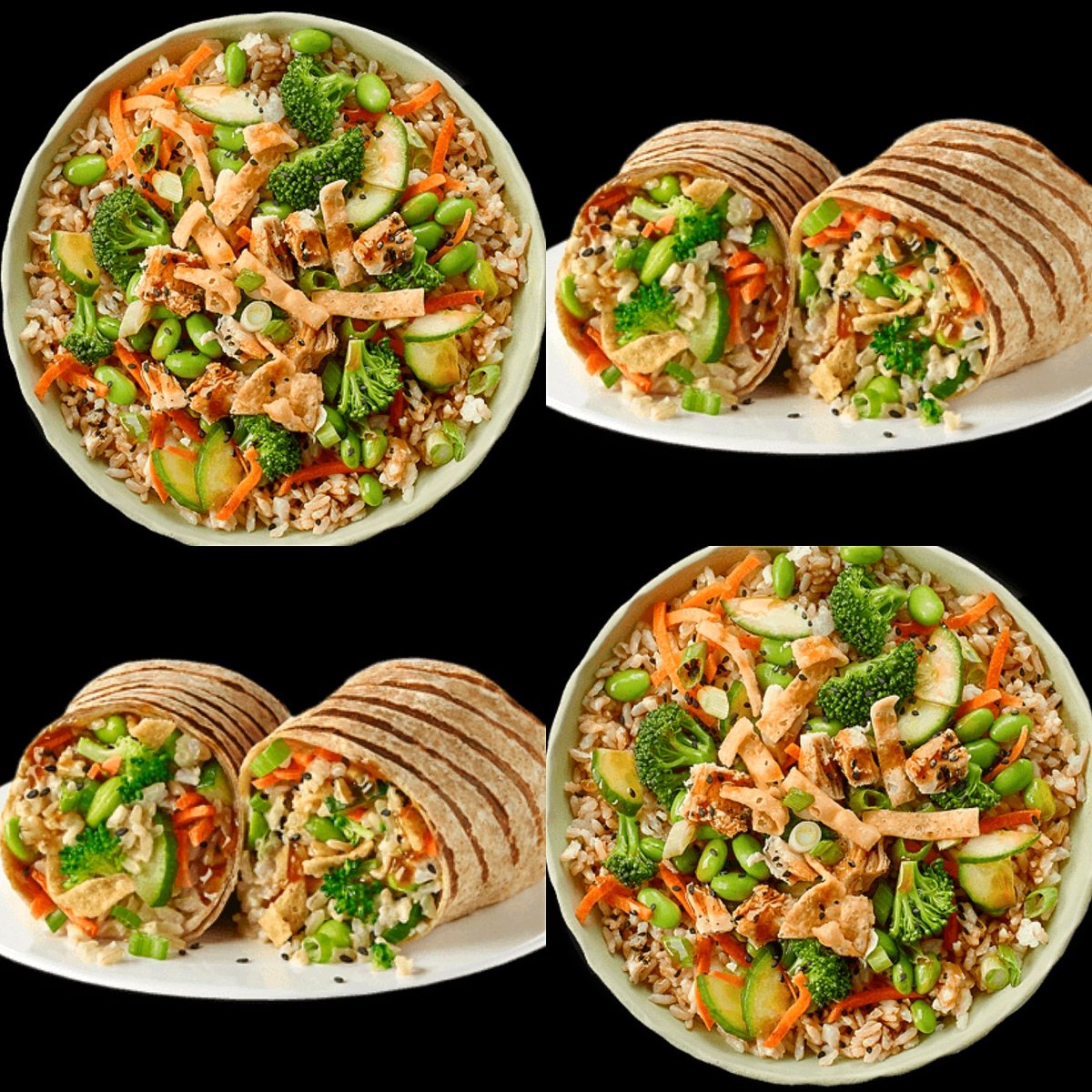 Here's a little secret, You can make any bowl into a burrito! This is the Teriyaki Twist as a bowl or a burrito! #secretmenu #vegan #vegetarian #princegeorge #CityofPG #burrito #fridaynightdinner #fridayvibes #friyay