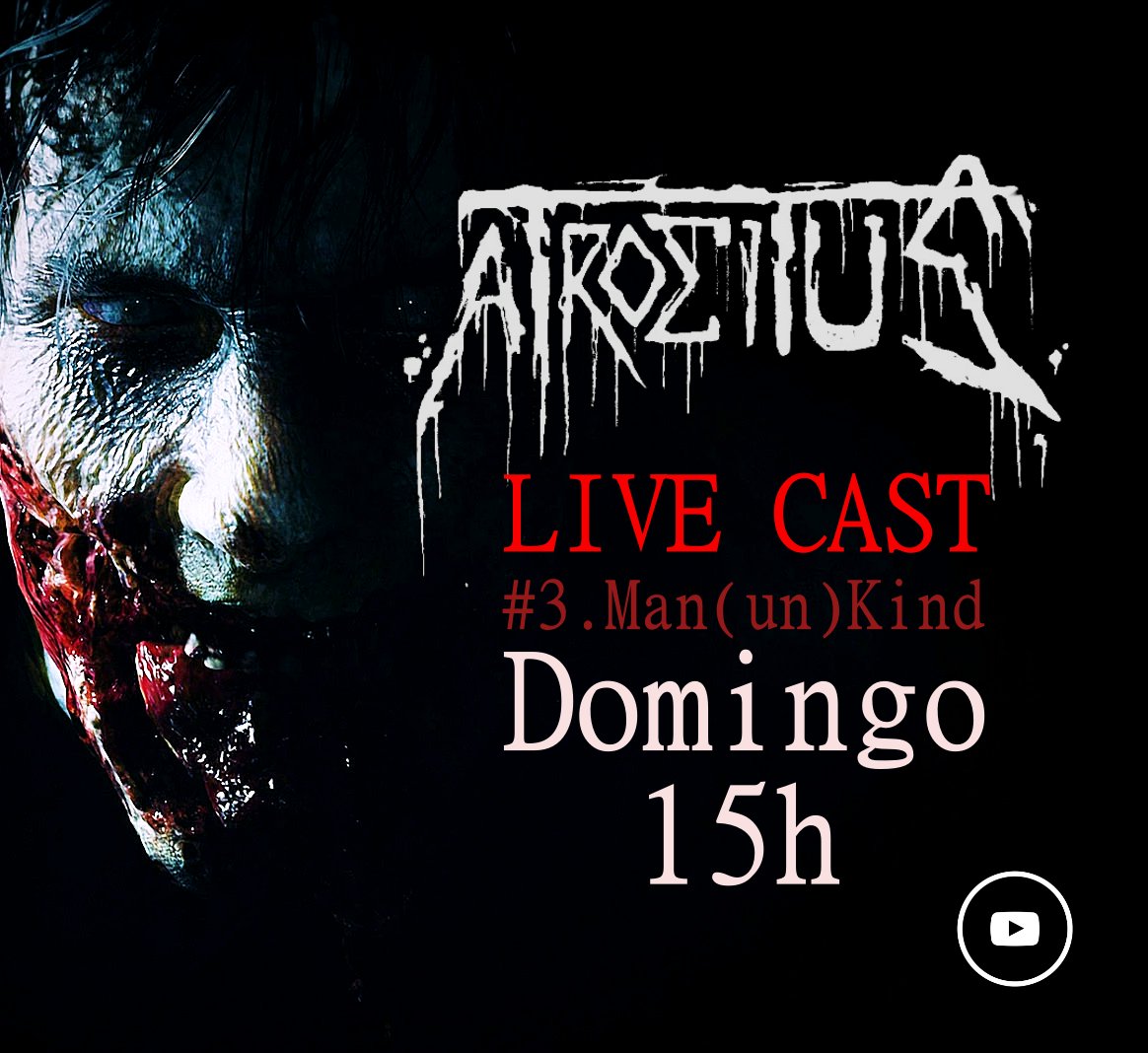 Atrocitus_cwb's tweet photo. Dessa vez, vamos falar dos projetos, desafios, conquistas, reflexões, idéias e talvez expor alguns vídeos sobre o que está rolando nesse novo EP.
#atrocitus #atrx #livecast #cast #live #ep #mankind #manunkind #metal #metalbr #underground #zombie #FiqueEmCasa #StayHome https://t.co/mK52YpIBkp
