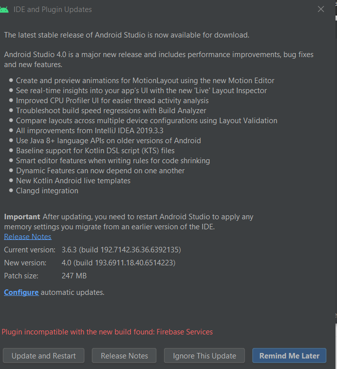 wadah_murad's tweet photo. #AndroidStudio4 كمية تحديثات رائعة جداً وتسهل برمجة التطبيقات بشكل ملفت للنظر جاري الترقية الى الاصدار 4
#تقنية https://t.co/ItGUtsxcUO