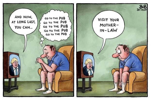 Political Cartoon On Twitter Bob Moran On Borisjohnson Stayhome Lockdown Coronavirusuk Easinglockdown Political Cartoon Gallery In London Https T Co Depctdnxf6 Https T Co 5e3mpa4ole