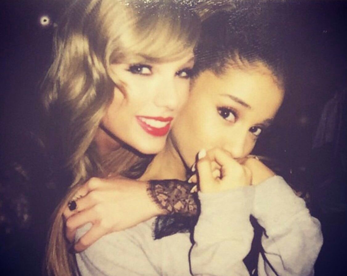 blessedswifty's tweet image. Ariana Grande unfollowed Taylor Swift on Instagram.