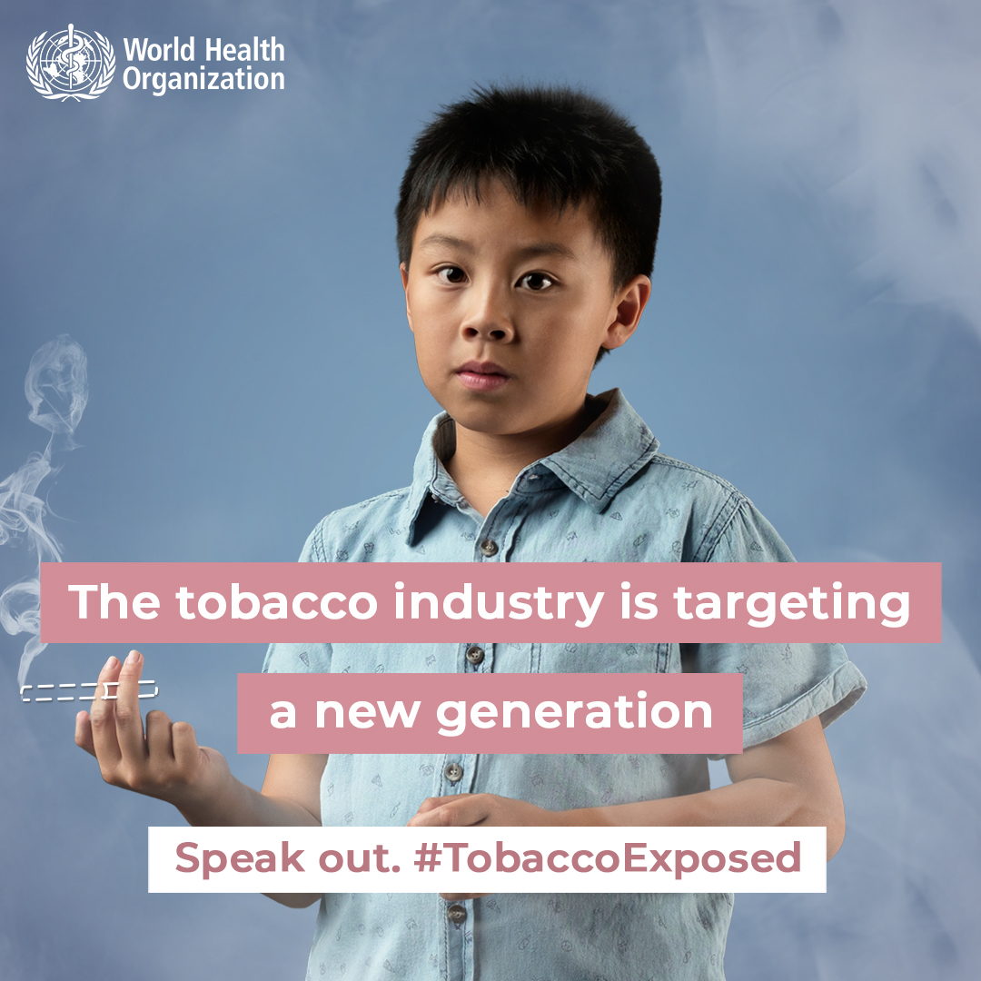 RealityCheckHFM's tweet image. We want to create a generation that is free from tobacco and second-hand smoke and the death and disease that they cause.  Today, on World No Tobacco Day, is the day to start. #WNTD2020 #TobaccoExposed