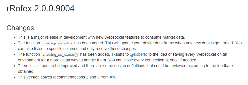 augustohassel's tweet photo. #rRofex con #websockets ya en GitHub, la semana que viene sale una actualización completa en #CRAN... 
También se viene un webinar (con #livecoding) sobre cómo usar la librería 😎
#RStats #RLang @matba_rofex 
https://t.co/lCBwlmKH7s https://t.co/8BvYOIBDiC