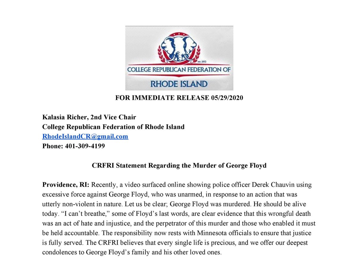 Our official statement regarding the murder of George Floyd.
