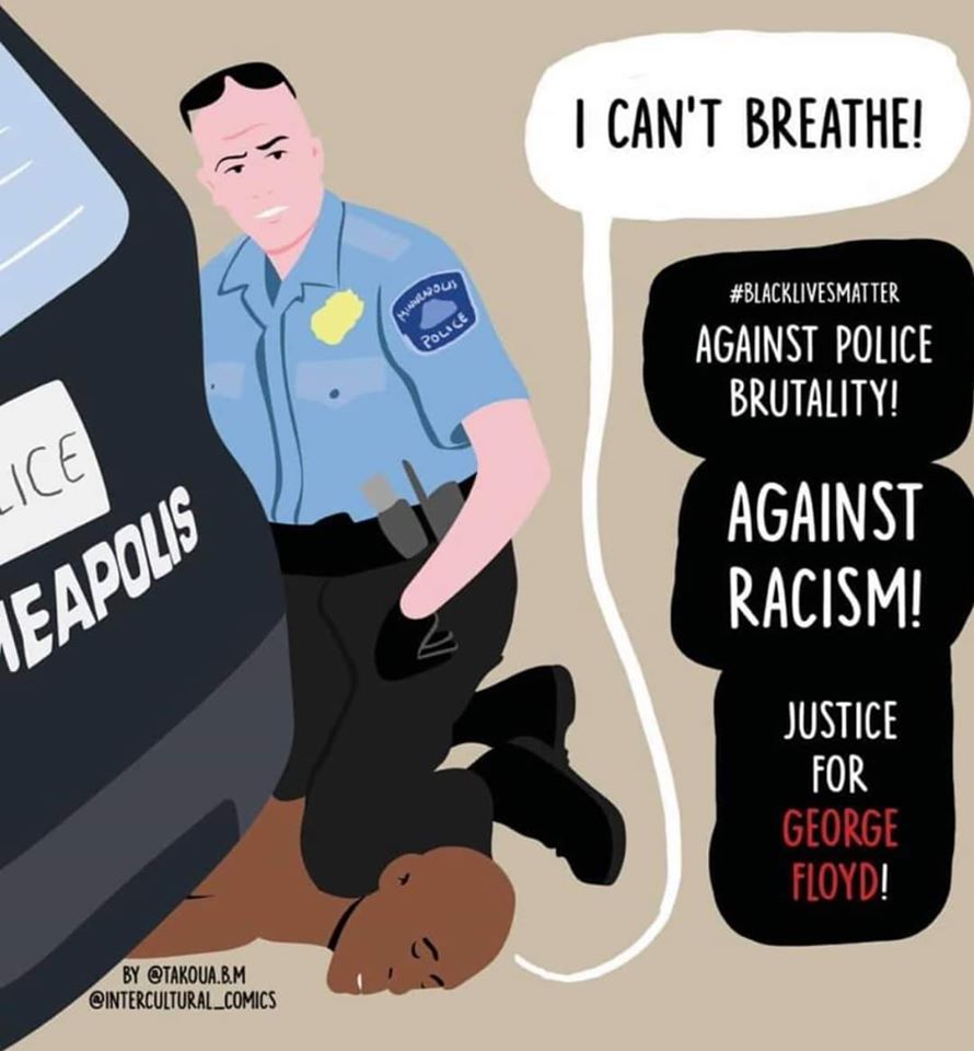 Io sono del colore di colui che viene perseguitato.

(Alphonse de Lamartine)

#GeorgeFloyd 
#Minneapolis