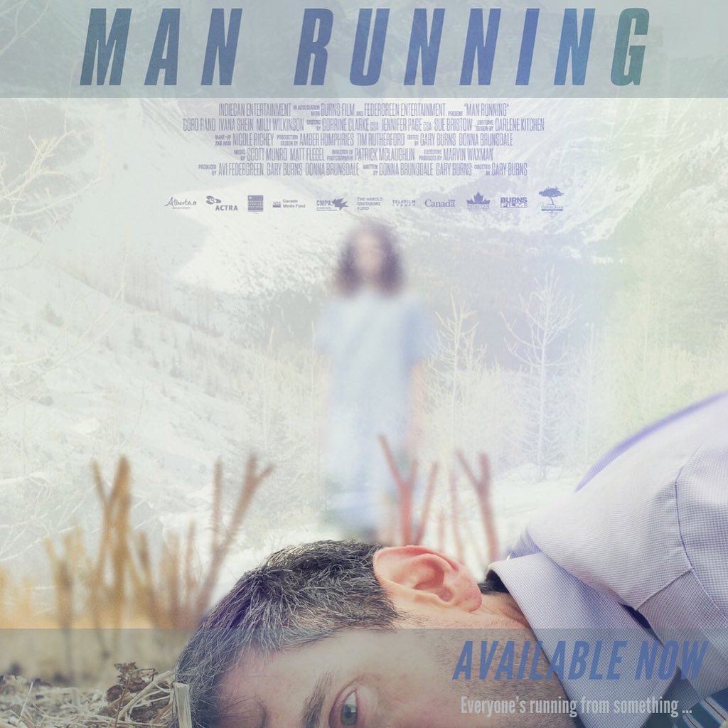 IndieCanEnt's tweet photo. In #MANRUNNING - A doctor runs a grueling 24-hour, 100-mile ultra marathon over rugged mountain terrain as he avoids the fallout from a high pressure medical decision. Look no further for your next movie marathon watch... This Indiecan favourite is #AVAILABLENOW on VOD. #Cdnfilm https://t.co/wRg28wDWma