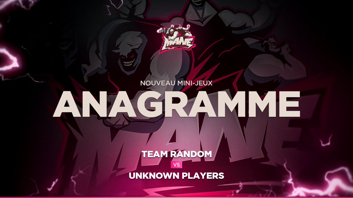 GotagaTV's tweet image. &quot;ANAGRAMME&quot; #MANE 😈

#TeamRandom 40 🆚20 #UnknownPlayers

▶️twitch.tv/gotaga