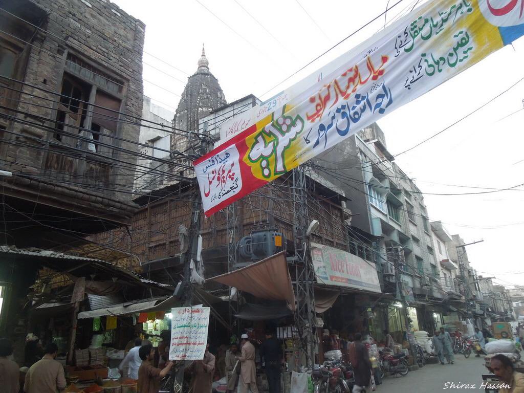 25•An old Hindu temple in Rawalpindi Pakistan - This one is located in Bazaar Dalgaran, the spices market.