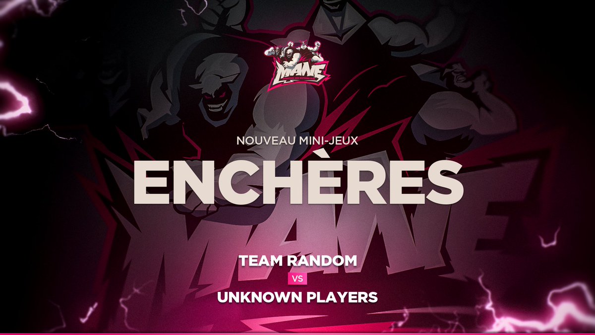 GotagaTV's tweet image. &quot;ENCHÈRES&quot; #MANE 😈

#TeamRandom 60 🆚 45 #UnknownPlayers

▶️ twitch.tv/gotaga