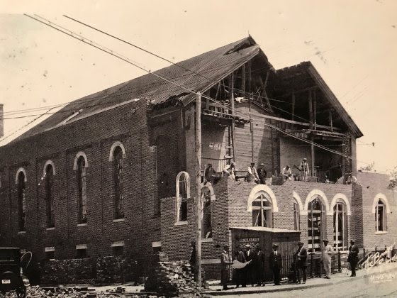 but the Turnpike and blockbusting practices didn’t destroy everything. the neighborhood and church leaders rescued Sixth Mount Zion Baptist Church—founded in 1867 by the legendary John Jasper, who gave the infamous ‘Sun Do Move’ sermon—from being demolished. the church remains.