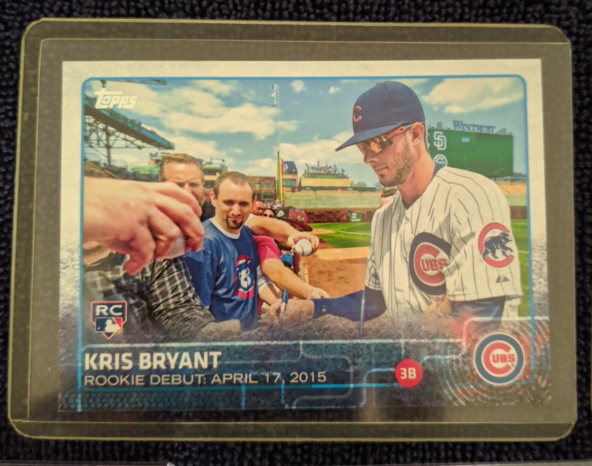 Kris Bryant  @KrisBryant_23 RC lot. Includes his first Bowman and a couple Topps RC. DM me to discuss prices on all and I won't turn down any reasonable offer for anything I post. RT are greatly appreciated!!  @Cubs  #cubs  #topps  #bowman  @WatchTheBreaks