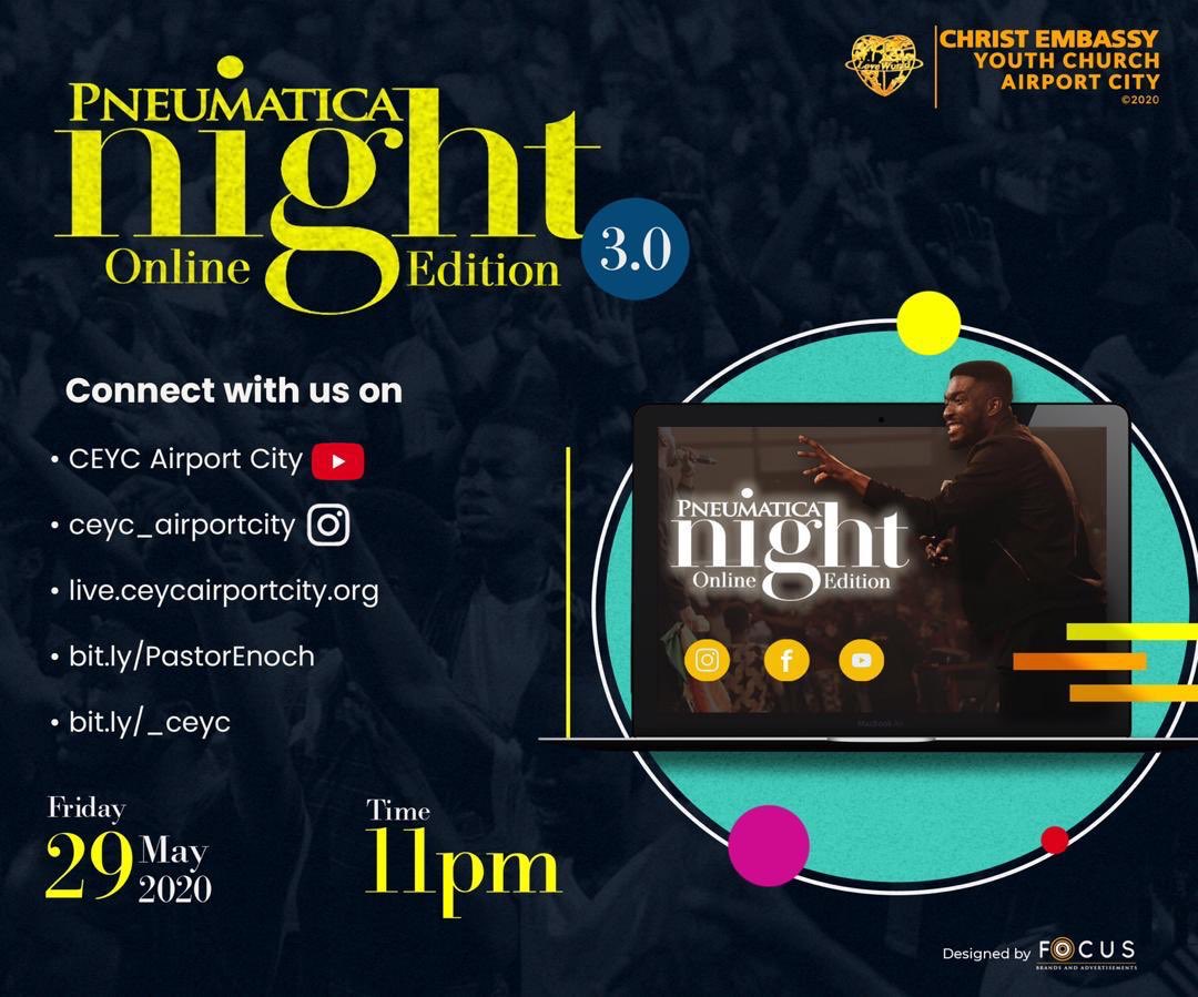 Happening live today🔥, you can't miss. Come and pray😂🔥. Dm to join a prayer party. Lezzz geauxxxxx💃💃🎈
#PneumaticaNightOnline 
#WhenYoungPeoplePray
#EbaaOverBo 
#PneumaticaNight