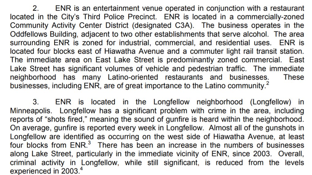 From the City Council Meeting Notes on this nightclub (here called ENR) is:"an entertainment venue operated in conjunction with a restaurant located in the City’s Third Police Precinct."The one that was taken over and burned yesterday? How many wtf coincidences is that?