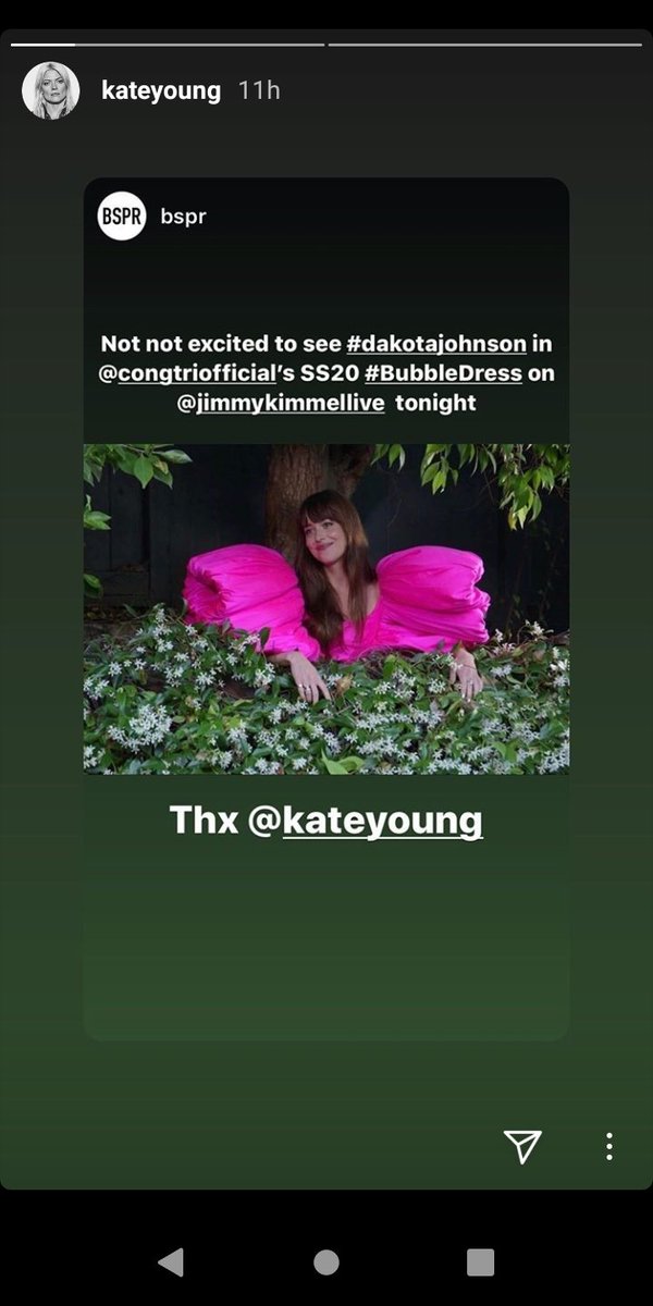 marylou1se's tweet photo. #KateYoung on IG stories : Dakota Johnson in #congri SS20 #BubbleDress 🌺🌺🌺
#DakotaJohnson 💖💖💖 #TheHighNote https://t.co/FJtjXTQBZP