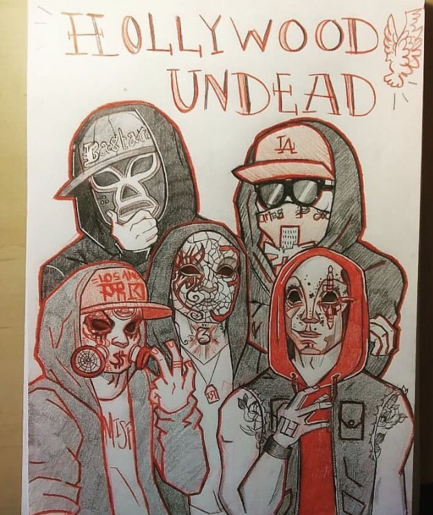 hollywoodundead's tweet photo. Another #fanartfriday to thank all you guys for the work you send our way! #hollywoodundead #undeadarmy #newempire

https://t.co/NVg5GWJ3AS https://t.co/pwnloIINYR