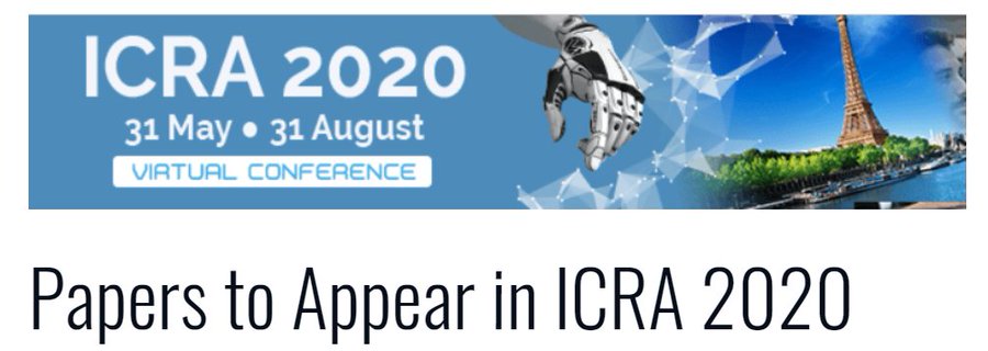 Congrats! to all our lab members on their accepted papers to #ICRA2020. Click on the link for additional details: wordpress.lehigh.edu/robotics/2020/…