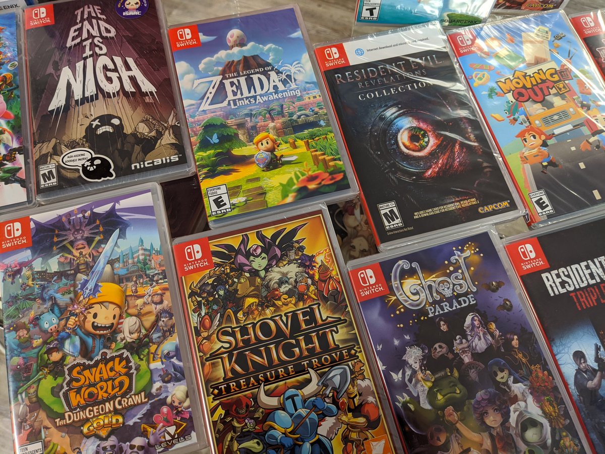 VGTPFlorida's tweet photo. New today! 5/29
Xenoblade Definitive now in stock!
Plus more!
#nintendo #switch #xenoblade #zelda #supersmashbros #trialsofmana #megaman #videogames #ps4 #ff7 #VGTPflorida #pensacola #Florida https://t.co/FoJeObi4tM