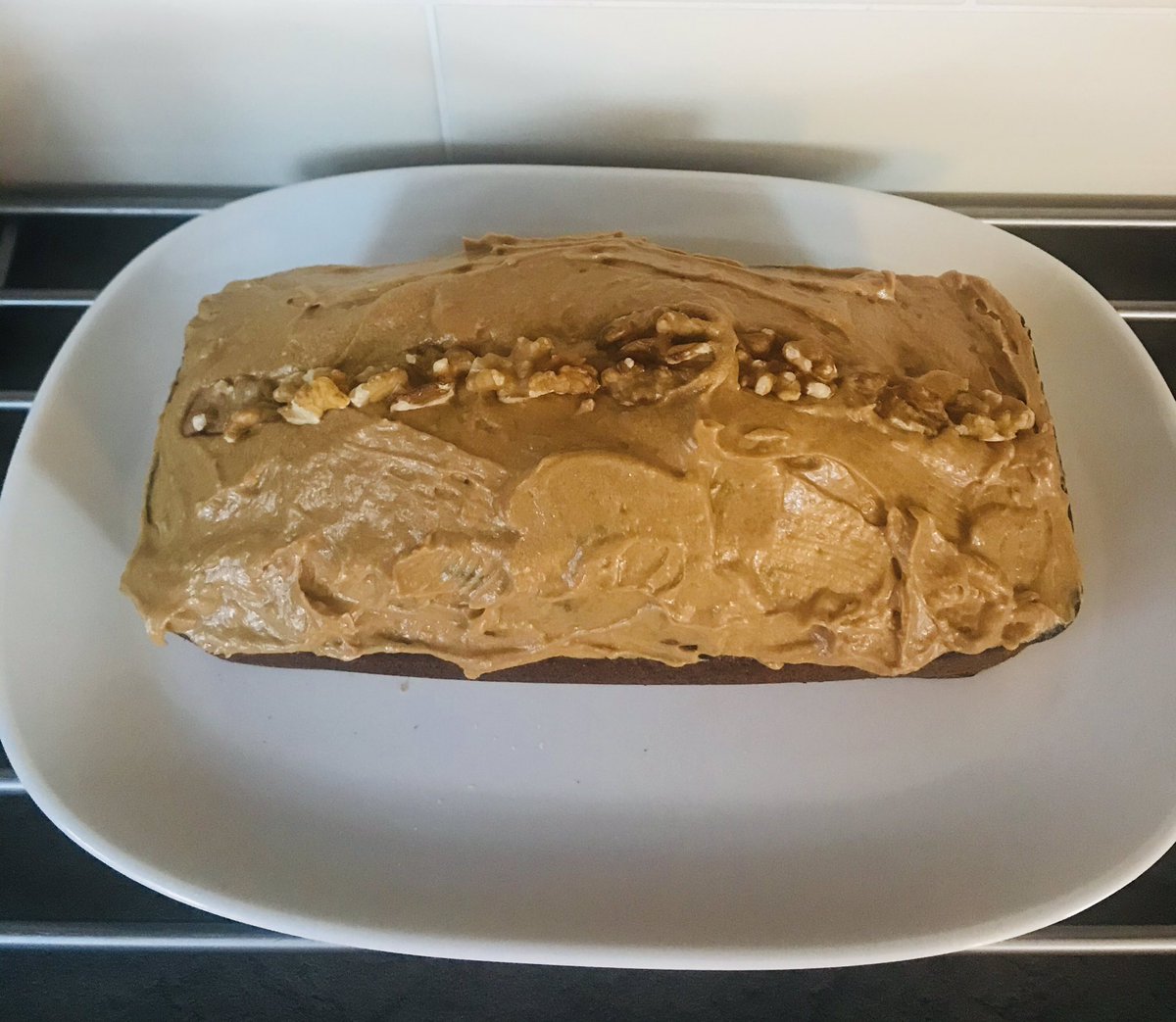 danprofit21's tweet photo. Master Baker Been At It Again..... Coffee And Walnut Cake. Yummy! #baking #life #lockdown #coffeeandwalnut #cake #gaybaker #masterbaker #gettinggoodatthis #yummy https://t.co/w8lnrfEHKF