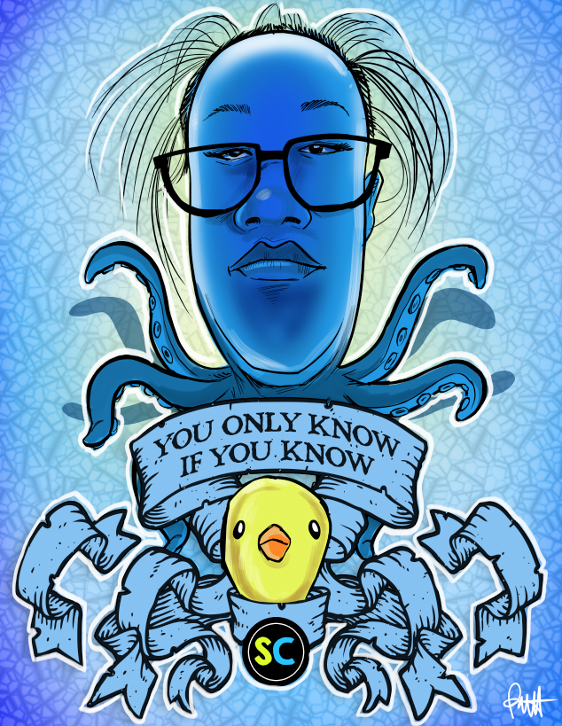 LenPeralta's tweet photo. โYou Only Know If You Knowโ an homage to #stepchickens. Drawn for @dailytechnewssh #artprov Friday. Get this @Patreon: https://t.co/24cARBMqHC or at my online store: https://t.co/HagJ00Cyah cc: @acedtect @sarahlane @LamarrWilson @jollyroger https://t.co/KTsdeCgHJw