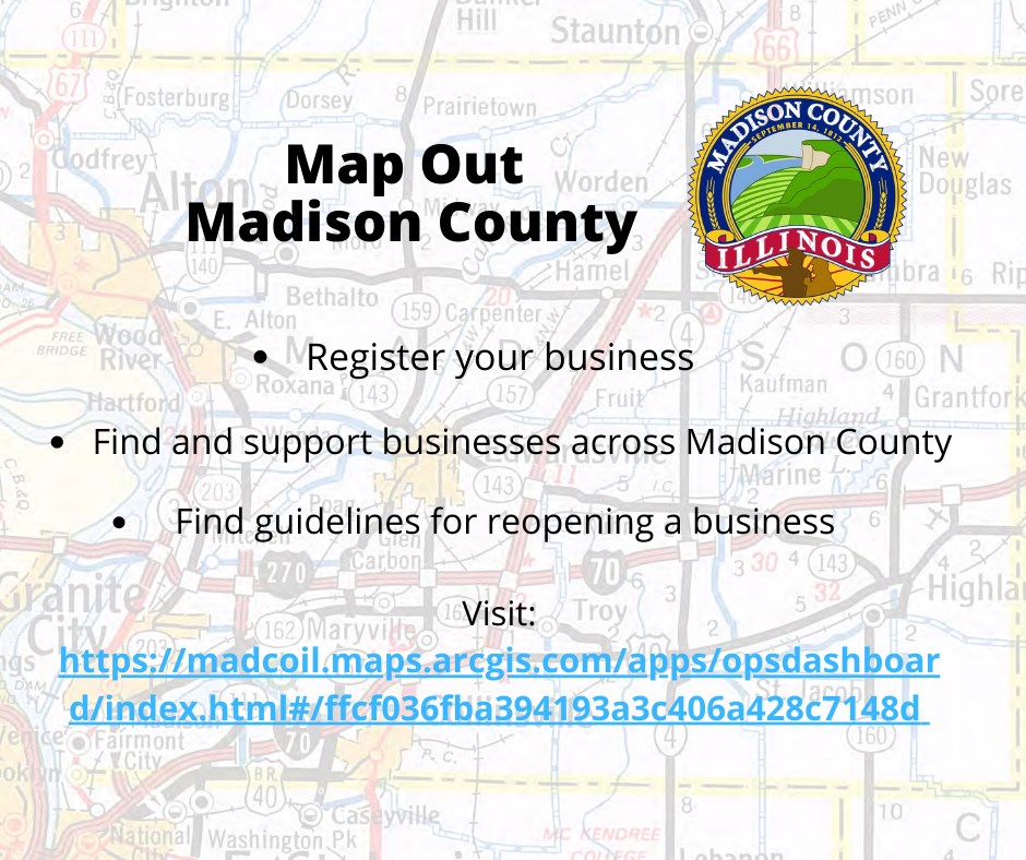 MadisonCHD's tweet photo. "Map Out Madison County" is an initiative to put information about and for businesses in one location so that residents can support local business owners.
To register or find a business go to >>>
https://t.co/afDnxLY9OO https://t.co/duIP9IpUd1