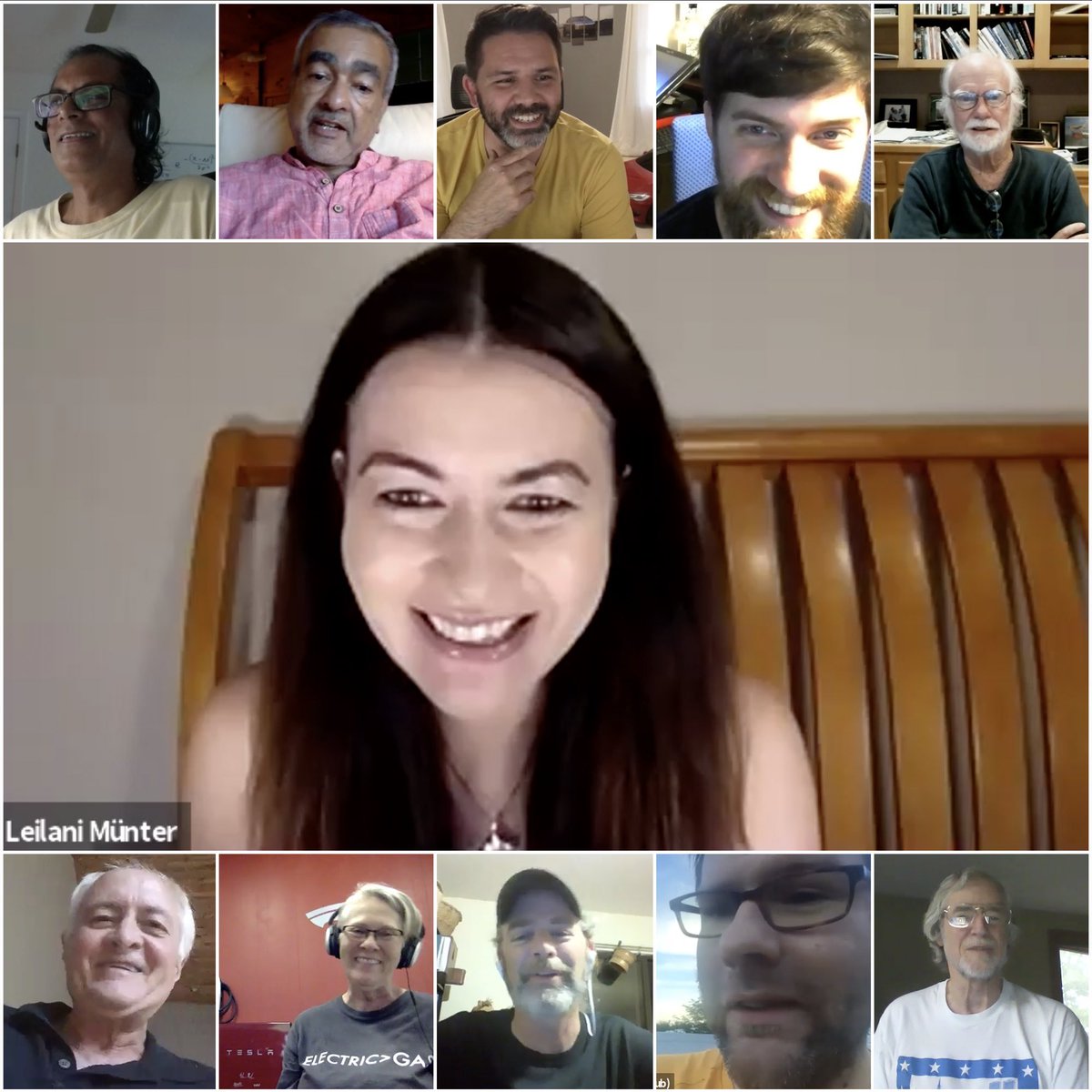 evDOTnetwork's tweet photo. Huge thanks to @LeilaniMunter for joining @wnctesla @BlueRidgeEV last night to talk about @RacingXtinction with @ScienceStevo  @roccosperanza @Ensign_Paul @McHoffa 

If you haven’t watched it, do so. It’s even more relevant now. https://t.co/WtS2IgW8Wf