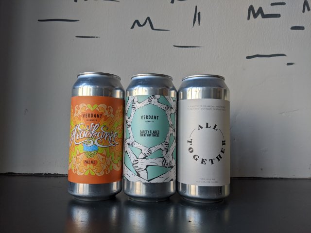 Click and collect on the webshop tomorrow is 11-3 so you can get out and enjoy the sun with some cold tinnies. 
<a href="/deyabrewery/">DEYA</a> &amp; <a href="/VerdantBrew/">Verdant Brewing Co 🍻</a> now ready to go. And loads of other stuff.