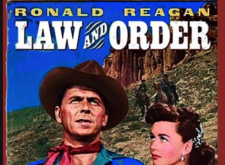 Nixon isn't anyone's political darling, so let's talk Reagan. Ronald Reagan and California Republicans were using the same phrase with the same intent before Nixon's '68 campaign. Where had Reagan heard that phrase before? From the 1953 film, he starred in. 4/
