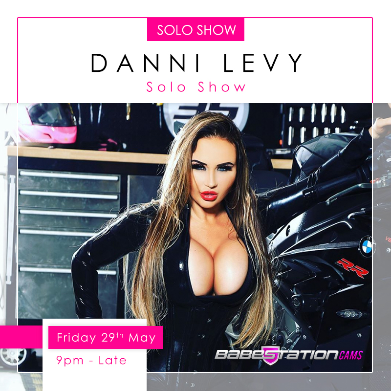 Danni Levy solo show is live right now, and it's already looking like a kinky night with Danni: https://t.co/a5B88p86Rc https://t.co/SrhWKd70Ew