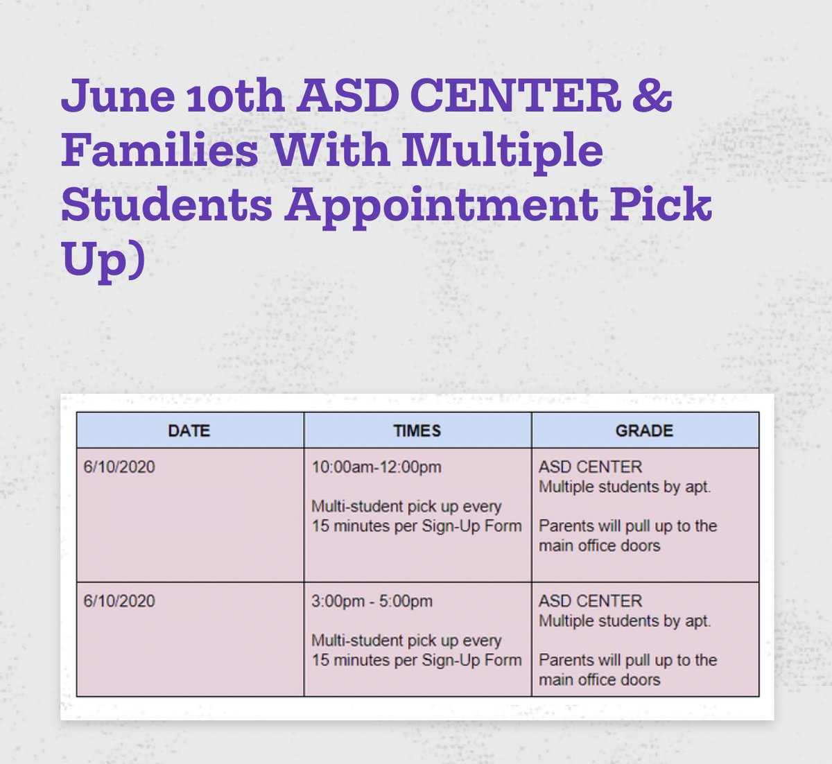 harrigankdg's tweet photo. Coolidge Families be sure to read “This Week At Coolidge!”  Pick up procedures for school items has been addressed! https://t.co/SJRDUWZt0h
