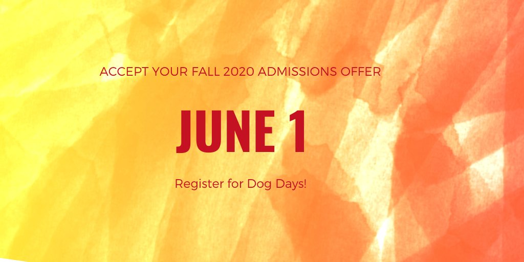 Monday is the last day to accept your <a href="/Fresno_State/">Fresno State</a> admissions offer for fall 2020 and you will need to register for @FSDogDays as well.  We will be hosting our last live tutorial on Monday to complete this, please check your Fresno State email for details.