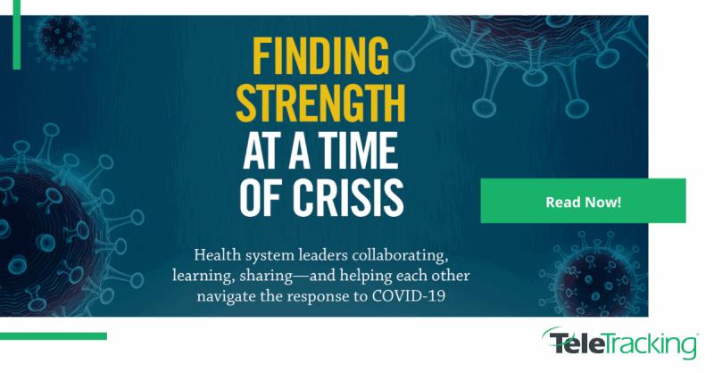 TeleTracking's tweet photo. Finding strength in a time of crisis - how #healthsystem leaders are collaborating, learning, sharing and helping eachother during the #COVID19 pandemic. LEARN MORE >> https://t.co/SKqYNpi5G0 #NoPatientWaits #FlattenTheCurve #StopTheSpread #HealthSystemCommandCenters https://t.co/KwFF4BZrBr