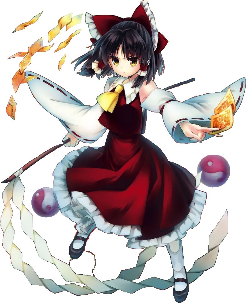 For the Mii Costume I'm betting on Reimu. I think this because I honestly don't think she'll make in the pass because of Nintendo calling the shots but because of the crazy fan demand to kind of make up for it I can see Sakurai making her a Mii Costume with a track included.