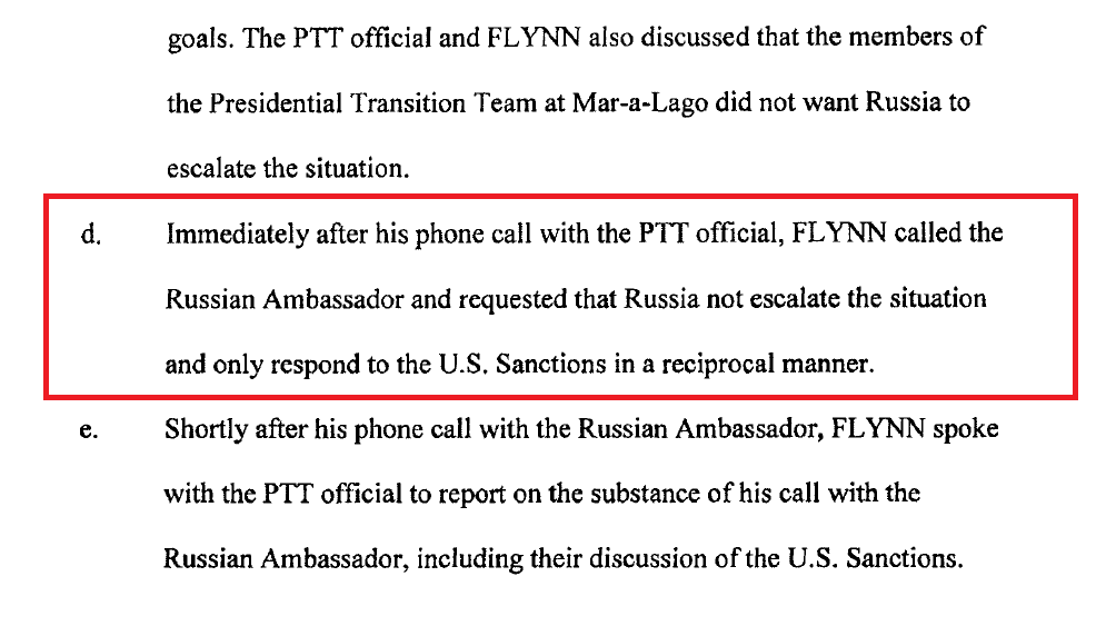 Thread -Flynn transcripts - material omissions by team Muller (Van Grack):Flynn's concern was that if Moscow sent home 60 Americans in response to US actions, it would "shut down the [US] embassy."You won't find that in the Court filings. HT  @CBS_Herridge