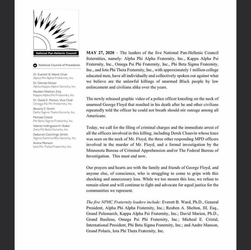uapbalphas46's tweet photo. The killing of unarmed black men is unacceptable! Stop killing us‼️ https://t.co/L96Jdg7D45