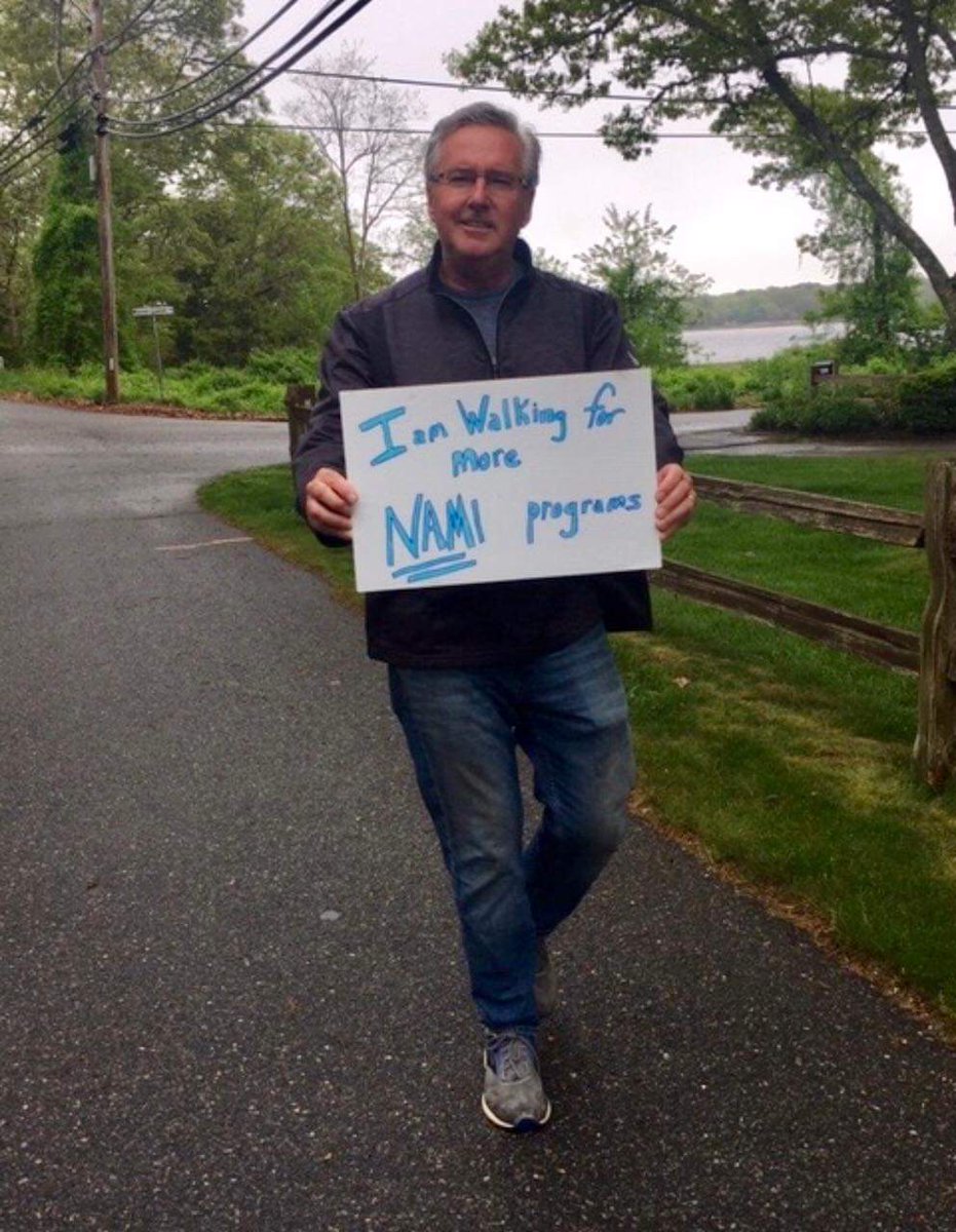 NAMIMass's tweet photo. Massachusetts State Representative Bruce Ayers 1st Norfolk District is walking for more NAMI programs!
#NAMIWalkYourWayMA #NAMIMassStrong #NotAlone #MentalHealthForAll
Join Us tomorrow at 10 am for a virtual walk and share what you're doing. https://t.co/itvRQwpIJh https://t.co/2SOurf9rQA