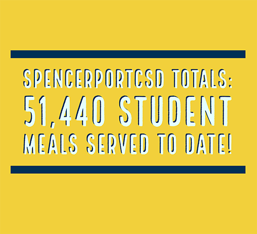 The Student Meal Distribution program reached 51,440 total meals served this week. We are so grateful to our food services staff and volunteers to keep this running smoothly. The menu offerings for June 1-5 has now been posted. See you next week!
. spencerportschools.org/common/pages/D…