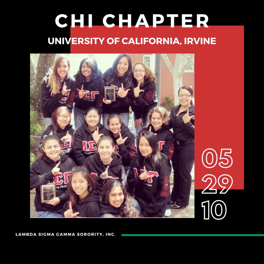 LSGSororityInc's tweet photo. Happy Lambaversay to our Classy Chi Chapter at the University of California, Irvine 🌹 #ClassyChi #ChiChapter #IPSE https://t.co/KmzrsxCkLU